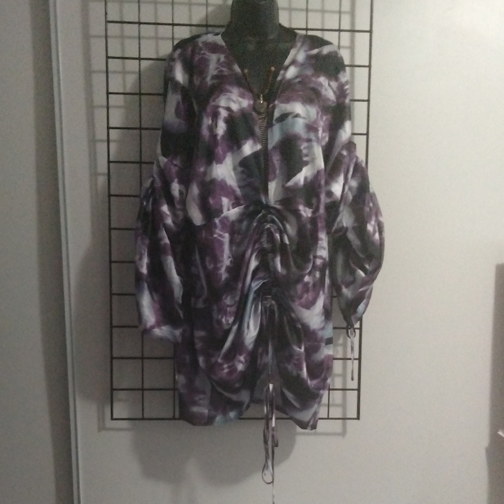 PrettyLittleThing Purple Long Sleeve Dress